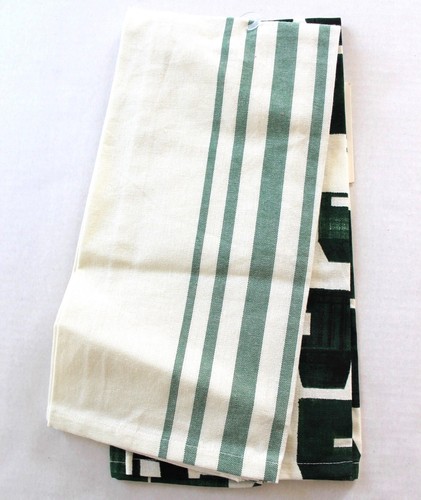 Hearth & Hand with Magnolia Joy House Kitchen Towel Set of 2 Ivory & Green NWT - Picture 2 of 3