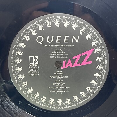 QUEEN - Jazz / LP 1978 Elektra P-10601E Japan Audiophile Vinyl EX