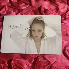 JENNIE BLACKPINK Crystal Flower Edition Kpop Girl Photo Card Glam Dress Shirt
