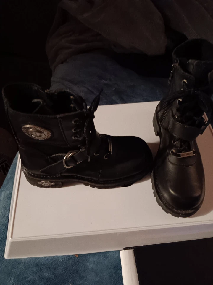 Botas de motocicleta Harley-Davidson para mujer talla 6 medianas Foto 4 de 4