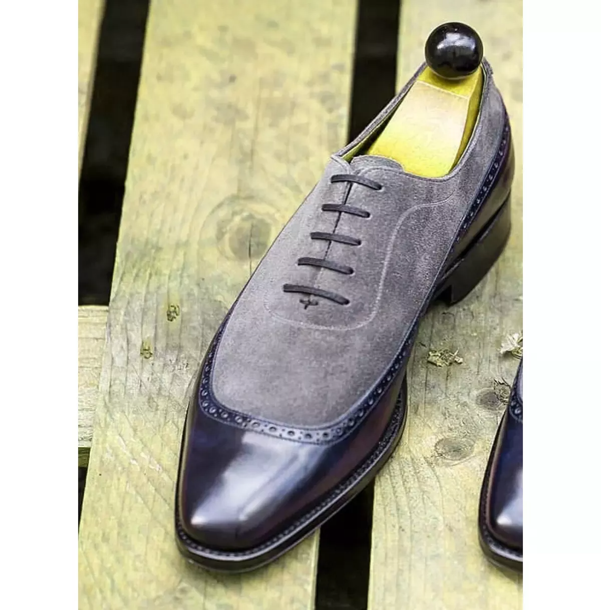 Goodyear Welted Mens Leather & Suede shoes, Men two tone shoe, formal dress shoe | eBay Goodyear Welted Mens Leather & Suede shoes, Men two tone shoe, formal dress shoe | eBay
