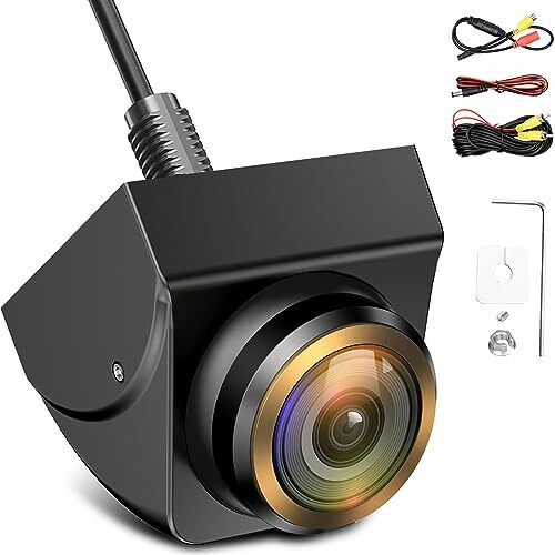Retrocamera Auto, 170° Grandangolo Telecamera Retromarcia, Ahd/cvbs 360° Re - Immagine 1