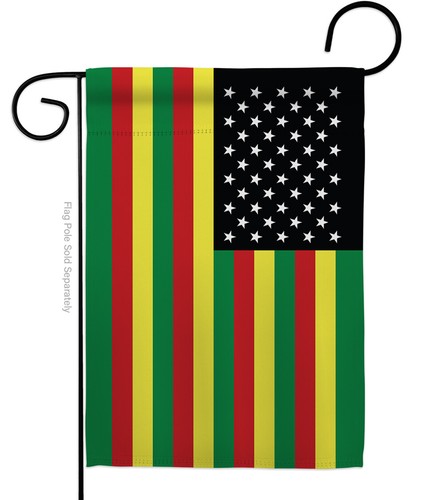 Bandera de jardín afroamericana alternativa afro negra vidas materia patio banner - Imagen 2 de 13