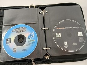 Vintage Playstation PS1 Game & Memory Card Storage Case FULL OF 27 VIDEO GAMES