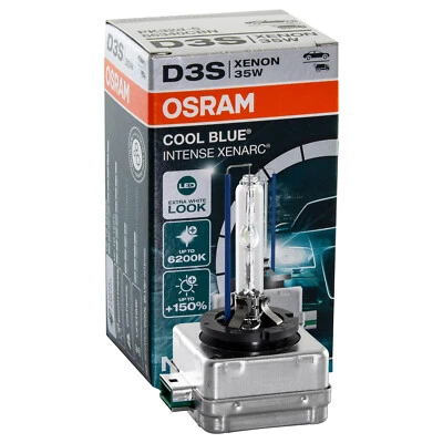 OSRAM D3S COOL BLUE INTENSE 6200 K 3200 Lm Xenarc Xenon Ampoule 66340CBN - Photo 1/4