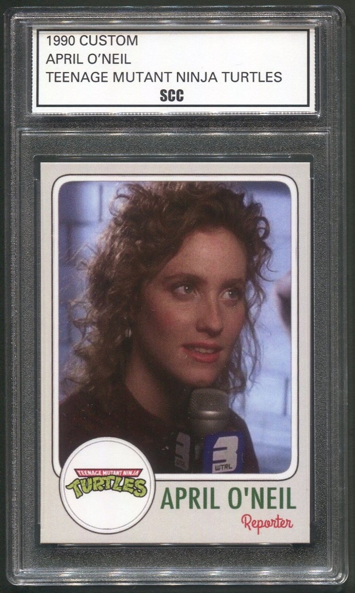 Custom 1990 Teenage Mutant Ninja Turtles Trading Card Judith Hoag