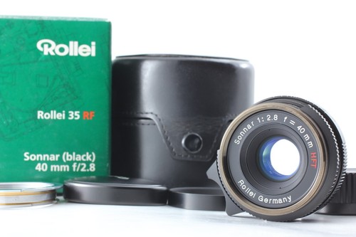 【ALMOST UNUSED in BOX】 Rollei Sonnar 40mm F2.8 HFT Lens w/ M Mount Adapter #4263