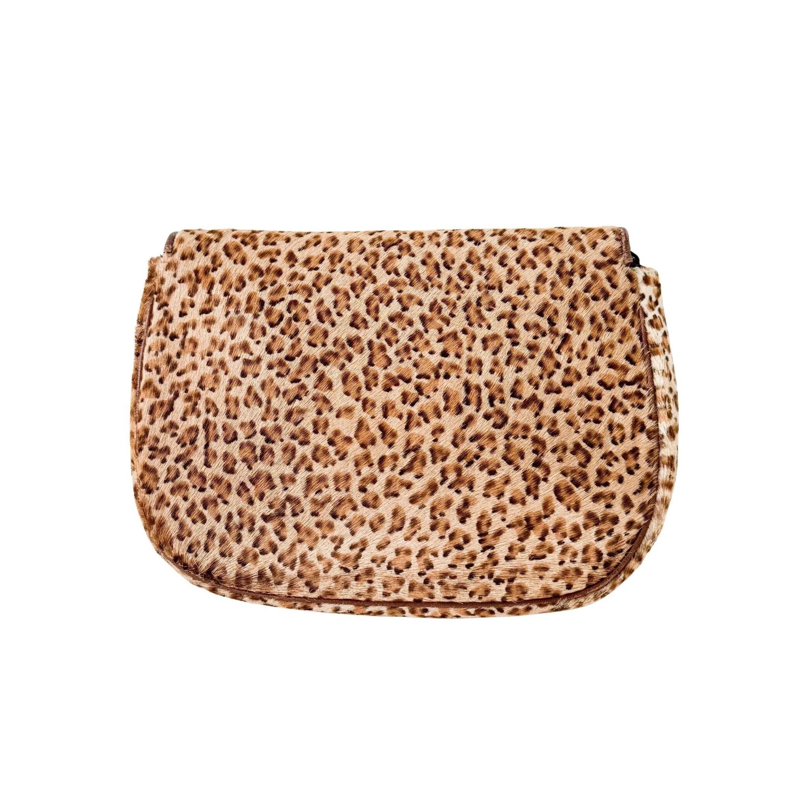 Borsa a tracolla SAINT LAURENT stampa leopardata pony catena tracolla mini