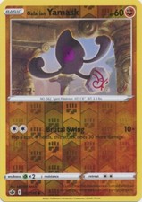 Reverse Holo Galarian Yamask 082/198 Chilling Reign Common Pokemon TCG
