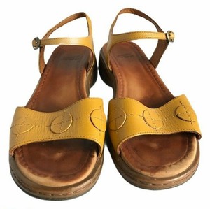 yellow dansko sandals