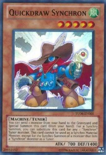 Yugioh TU06-EN005 Quickdraw Synchron Super Rare NM VERY HARD TO FIND + BONUS!!! - Picture 1 of 1