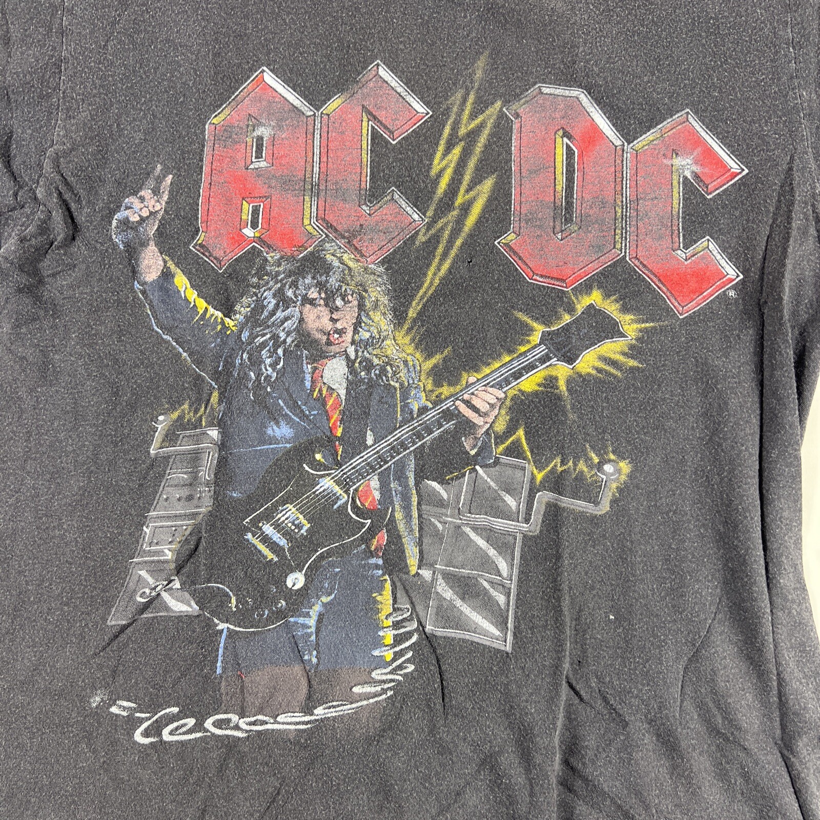Vintage AC DC Shirt S Who Made Who Tour ACDC AC/DC - Gem