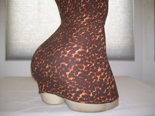 New Stripper Exotic Dancer Brown Leopard Mini Tube Dress S/M Stripperwear