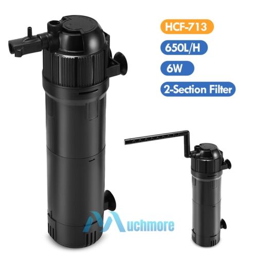 Internal Aquarium Fish Tank UV Sterilizers Filter Submersible Oxygen Water Pump - Picture 37 of 42