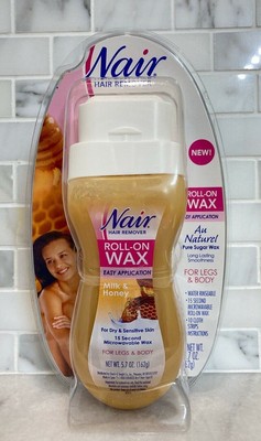NAIR ROLL ON WAX MILK AND HONEY SUGAR WAX FOR LEGS & BODY