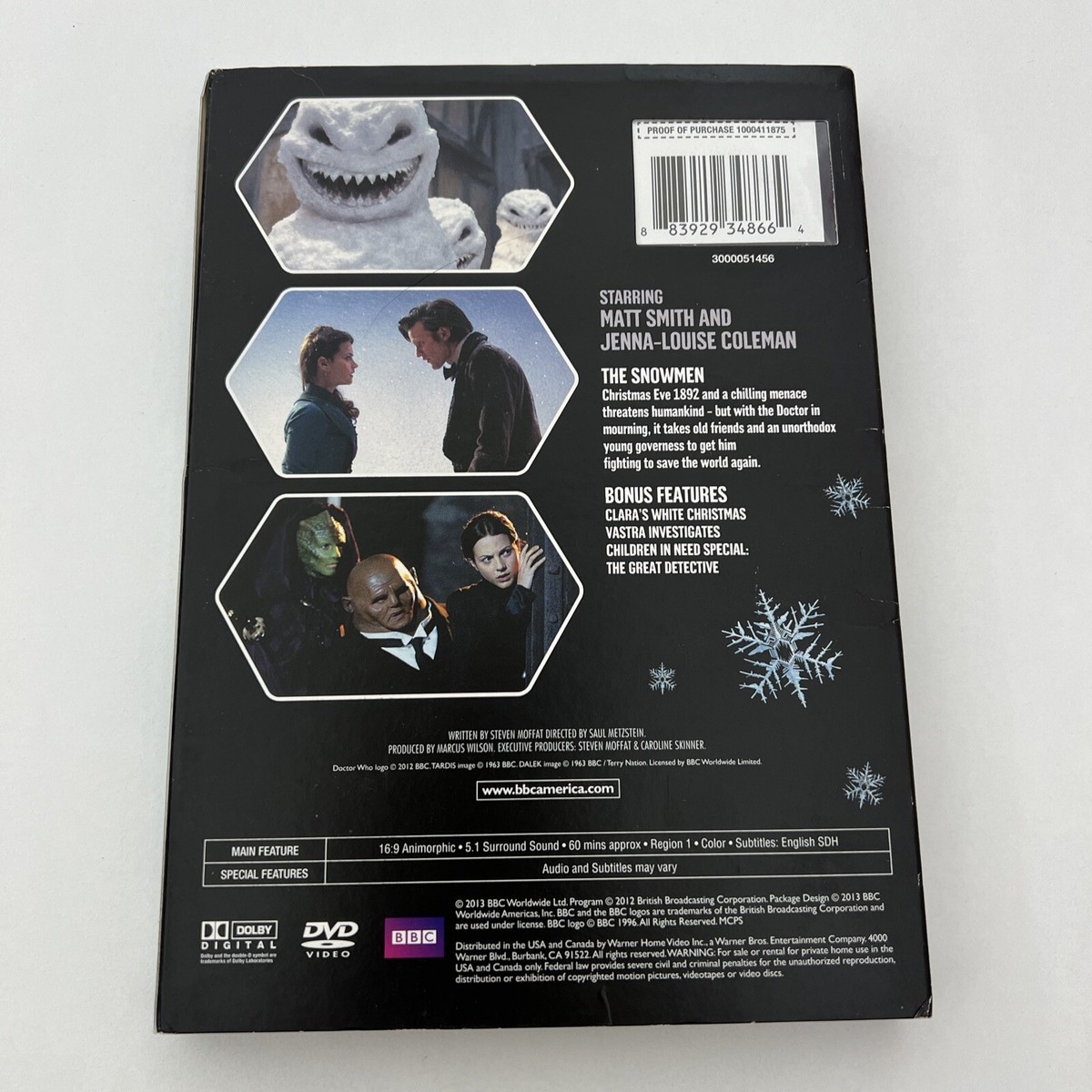 mot！！！ Doctor Who: The Snowmen DVD, 2013 883929348664| eBay