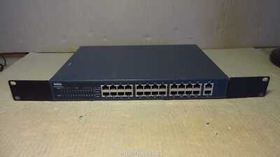 Dell 2324 TJ899 PowerConnect 24-Port 10/100 Unmanaged Switch + RACK EA