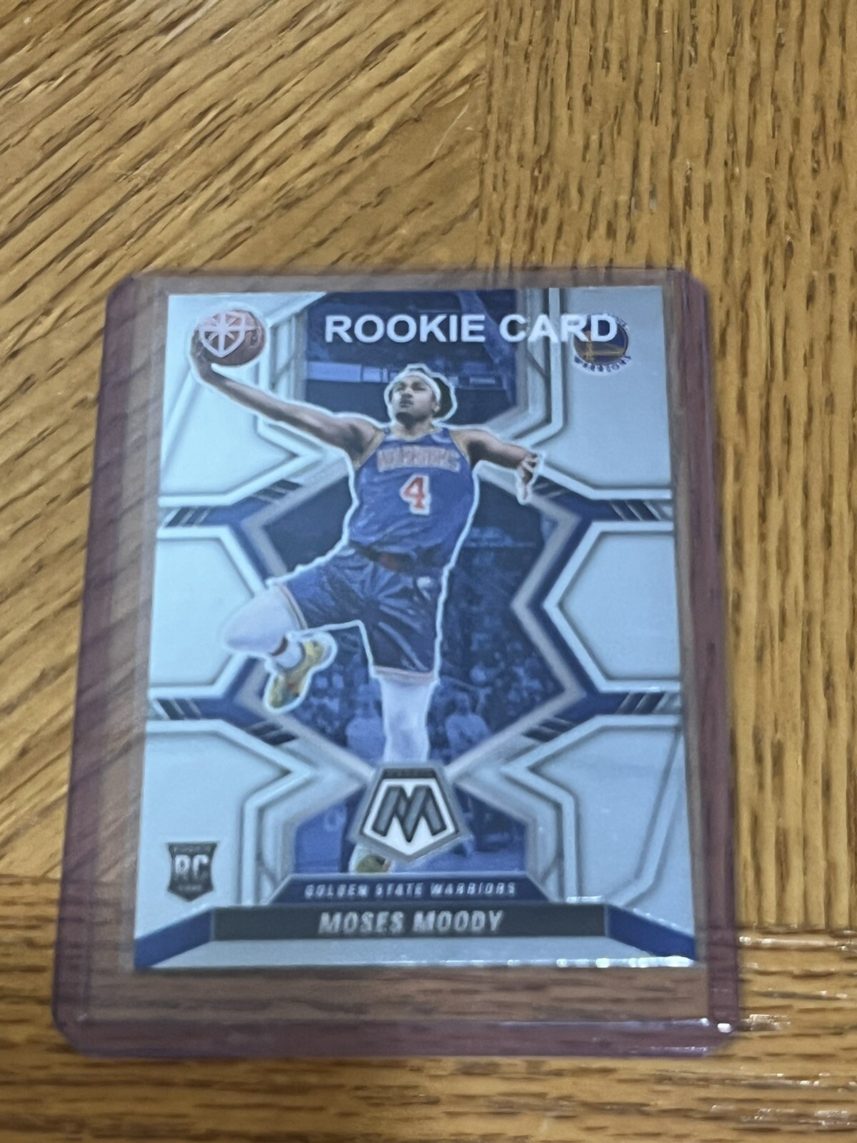 2021-22 Panini Mosaic Moses Moody #211 Rookie RC Golden State Warriors