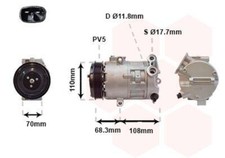 VAN WEZEL Kompressor Klima Klimaanlage Klimakompressor 3700K418