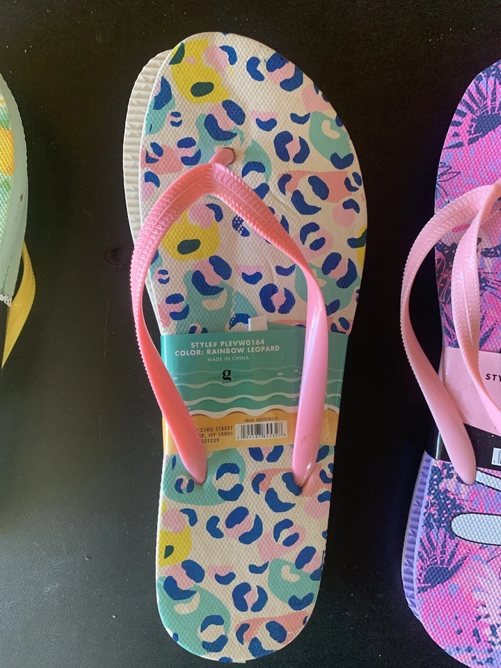 Chanclas Chatties para mujer 4 pares L (9-10) nuevas con etiquetas Foto 3 de 4