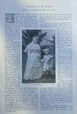 1904 Connecticut Cat Club Cat Masquerade