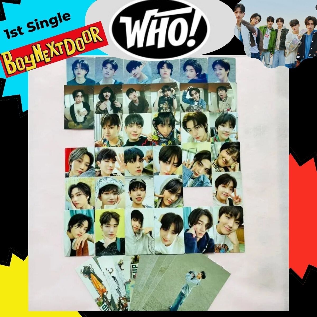 BOYNEXTDOOR WHO! Photo card Weverse Japan UMJ POB Single WHO BOYNEXTDOOR WHO! Photo card Weverse Japan UMJ POB Single WHO