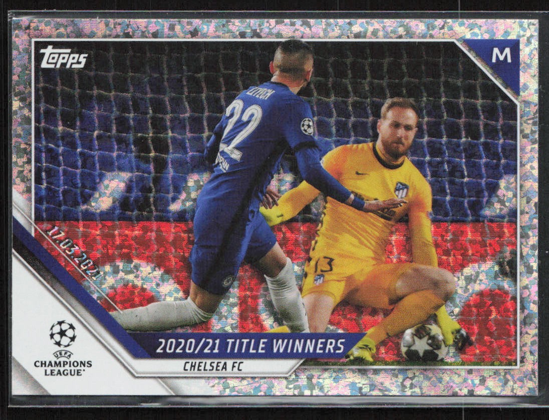 Title Winners 2021-22 Topps UEFA Champions League Sparkle Foil #16