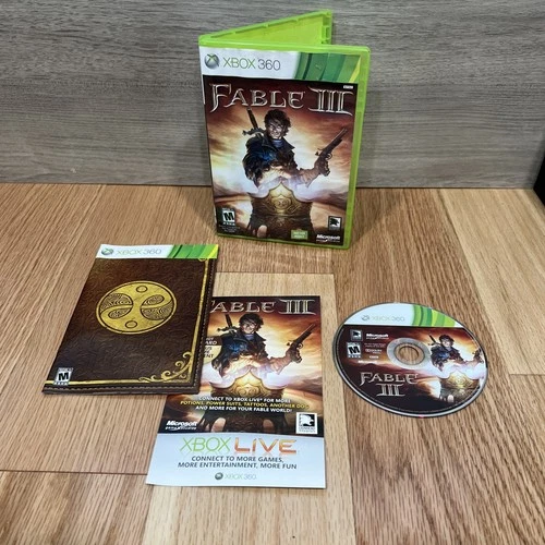 Fable III 3 (Microsoft Xbox 360, 2010) Complete Game CIB - Tested