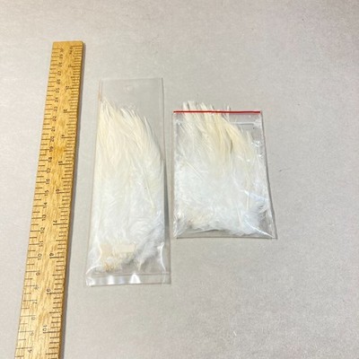 Fly Tying Supplies White Feather 2 Packs USA