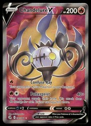 Chandelure V (Full Art) 247/264 Fusion Strike Ultra Rare