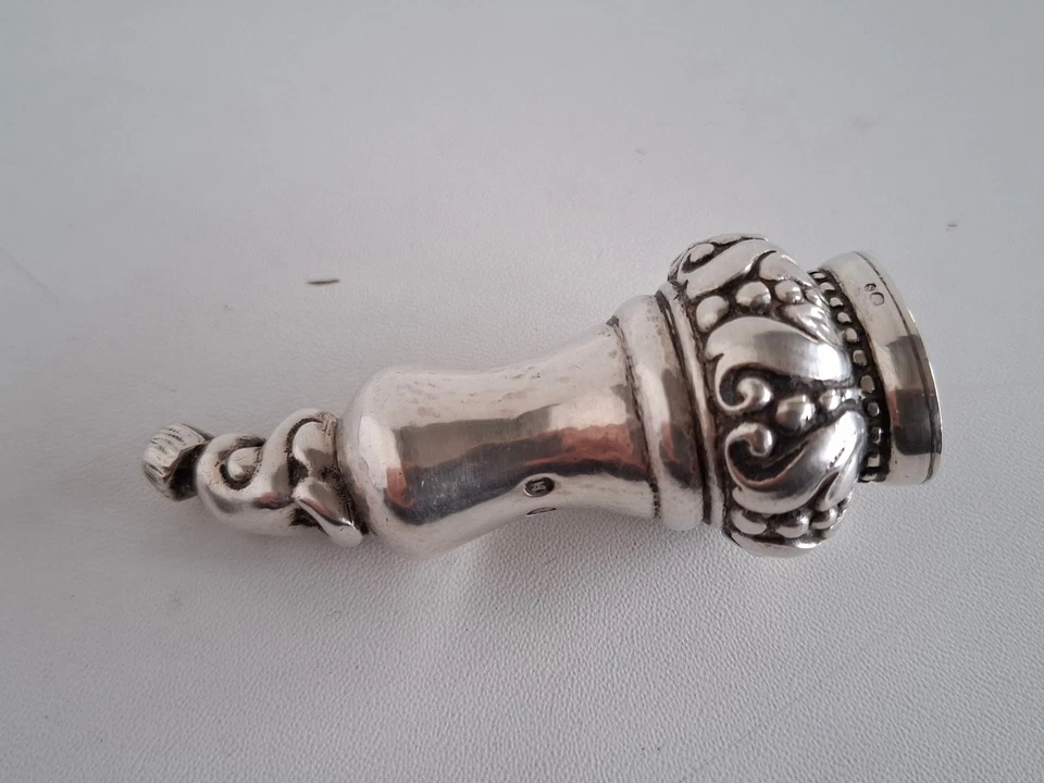 Figürliches Art Deco Petschaft 830 Silber Kopenhagen C.F. Heise um 1920 - Bild 4 von 4