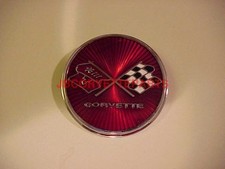 75 76 1975 1976 Corvette Gas Door Emblem - New Replaces Gm 358737 75 76 1975 1976 Corvette Gas Door Emblem - New Replaces Gm 358737