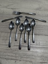 Gorham Sterling Silver Camellia Pattern Spoons Butter Knives Fork 250 Total Grms