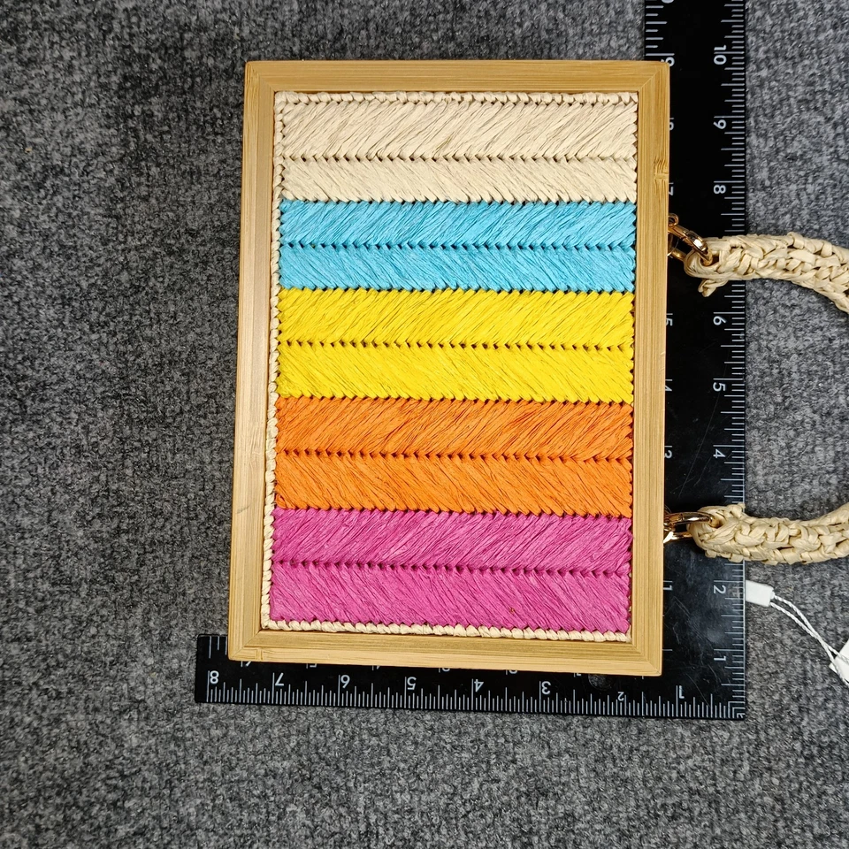 Cartera caja madera arco iris Moda Luxe Foto 3 de 4