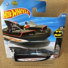 Hot Wheels DC BATMAN 3/5 ‘1966 Bat Boat’ Black Short #107 Combined Post