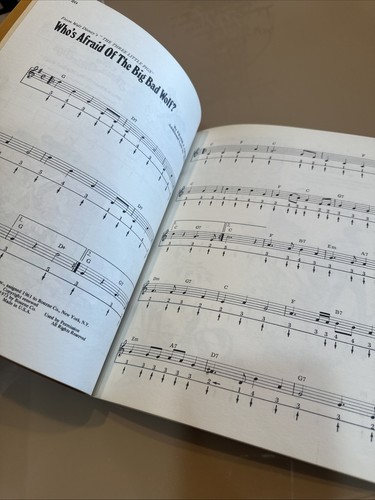 Walt Disney's 50 Happy Years Happy Songs Disney Favorites 1923-1973 MUSIC Book - Picture 3 of 10