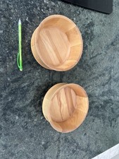Set of 2 Vermont Bowl Co. Handcrafted Wooden Bowls – 6.5” Maple – Made in USA