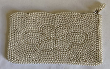 Vintage Bon Soir Japanese Faux Pearl Evening clutch Bag