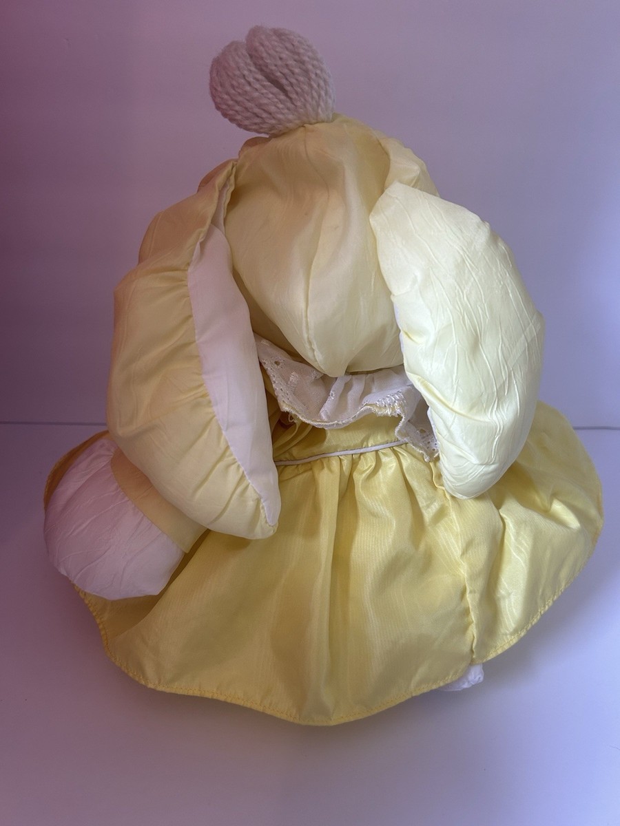 PUFFALUMP ヴィンテージ シーツ Fisher Puffalump Plush Stuffed Vintage 8004 Pink Bunny Rabbit