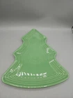 Fiesta, Fiestaware Retired Light Green Christmas Tree Plate 10 1/8"