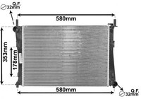 Van Wezel MotorküHler (18002325) FüR Ford Fiesta V Mazda 2 Fusion |