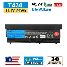 94WH 9Cell T430 Battery For Lenovo ThinkPad T530 L530 L430 W520 45N1005 45N1004