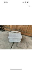 Vintage White Wicker
