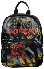 Iron Maiden - Rocksax - Iron Maiden - Number Of The Beast Logo - Mini Backpack (