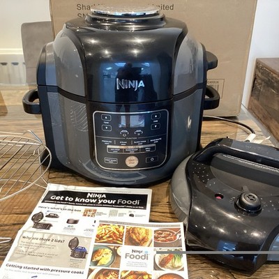 Ninja Foodi 7-in-1 Multikocher OP300UK Luftfritteuse, Schnellkochtopf