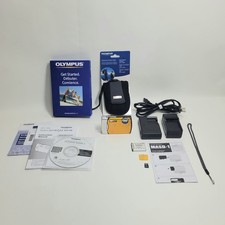 Olympus Stylus 850 SW Camera 8.0 Megapixel Waterproof Yellow SD Tested