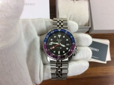 Seiko 5 Sports SBSC021 GMT Mechanical Men's Watch New Box Paper's