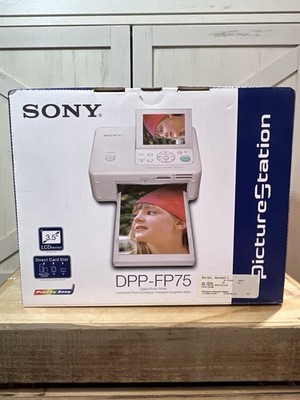 Sony DPP-FP75 Picture Station Photo Printer 3.5'' LCD Screen 4x6'' Dye-Sub NEW