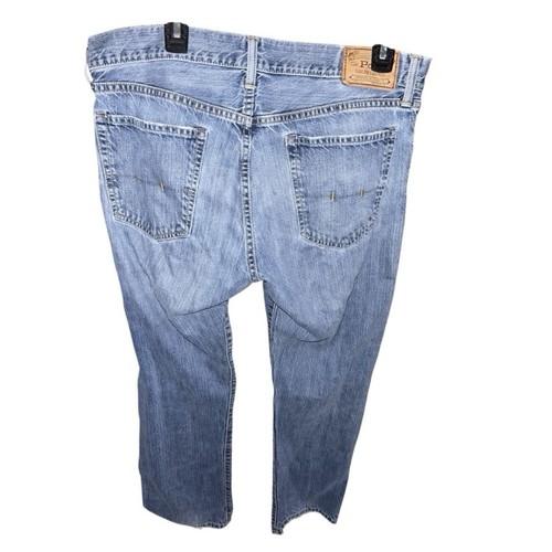 Polo Ralph Lauren Light Wash Authentic Dungarees Straight Leg Jeans 34” Waist - Picture 4 of 7