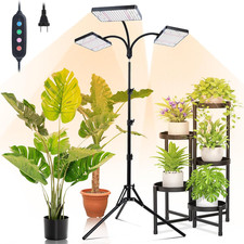 75W Full Spectrum Grow Light with Stand Timer for Indoor Plants